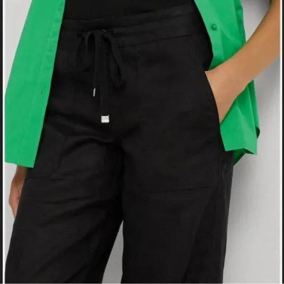 Lauren Ralph Lauren Women's Wide-Leg
Linen Pants - Picture 6 of 6